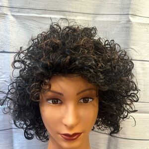 Curly Black and Brown 1B/30 Wig